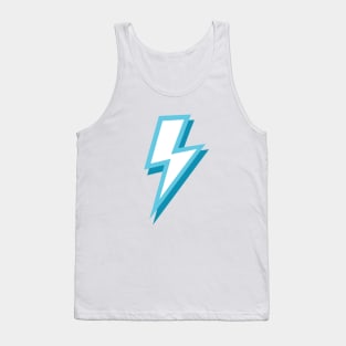 Icy Blue Lightning Bolts Tank Top